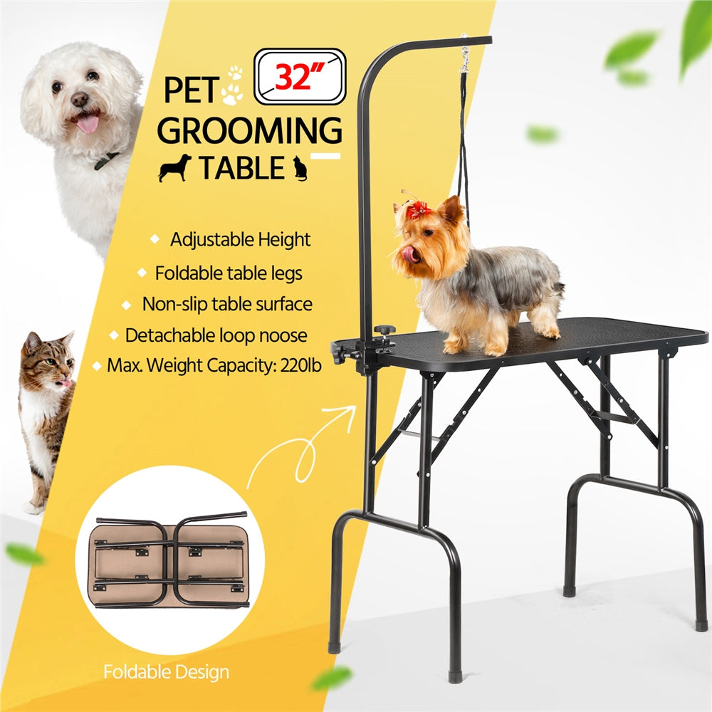 Non-Slip Waterproof Surface, Folding Legs, Sturdy Metal Frame, Professional Dog Cat Beauty Trimming Table for Home & Salon | Pet Grooming Table Collapsible - product image 6