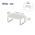 Desktop Storage Organizer Multi-Tier Expandable with Transparent Lid PP Stainless Steel Space-Saving Countertop Box for Kitchen Bathroom Cosmetics - product image 12