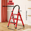 1pc Heavy-Duty 2/3/4/5-Step Portable Folding Ladder, 500 Lbs Load Capacity, Durable Plastic Material with Non-Slip Steps, Lightweight and Portable, Suitable - product image 3