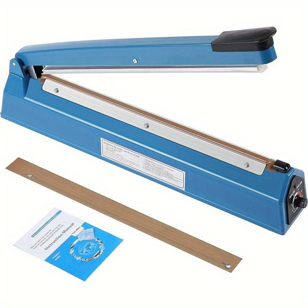 Impulse Heat Sealer 8" & 12" | Adjustable Temperature Poly Bag Sealing Machine for Plastic, Mylar, PE & PP Bags – Portable Manual Heat Sealer for Home, Restaurant, Retail & Food St - product image