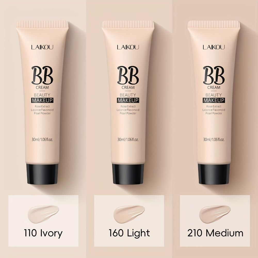 BB Cream 2 Pcs Set Waterproof – Pore-Minimizing Full Coverage Foundation with Blemish Concealer & Glycerin Hydration, 9 Shades for All Skin Types, 30ml Each, Skincare Makeup Hybrid - product image 12