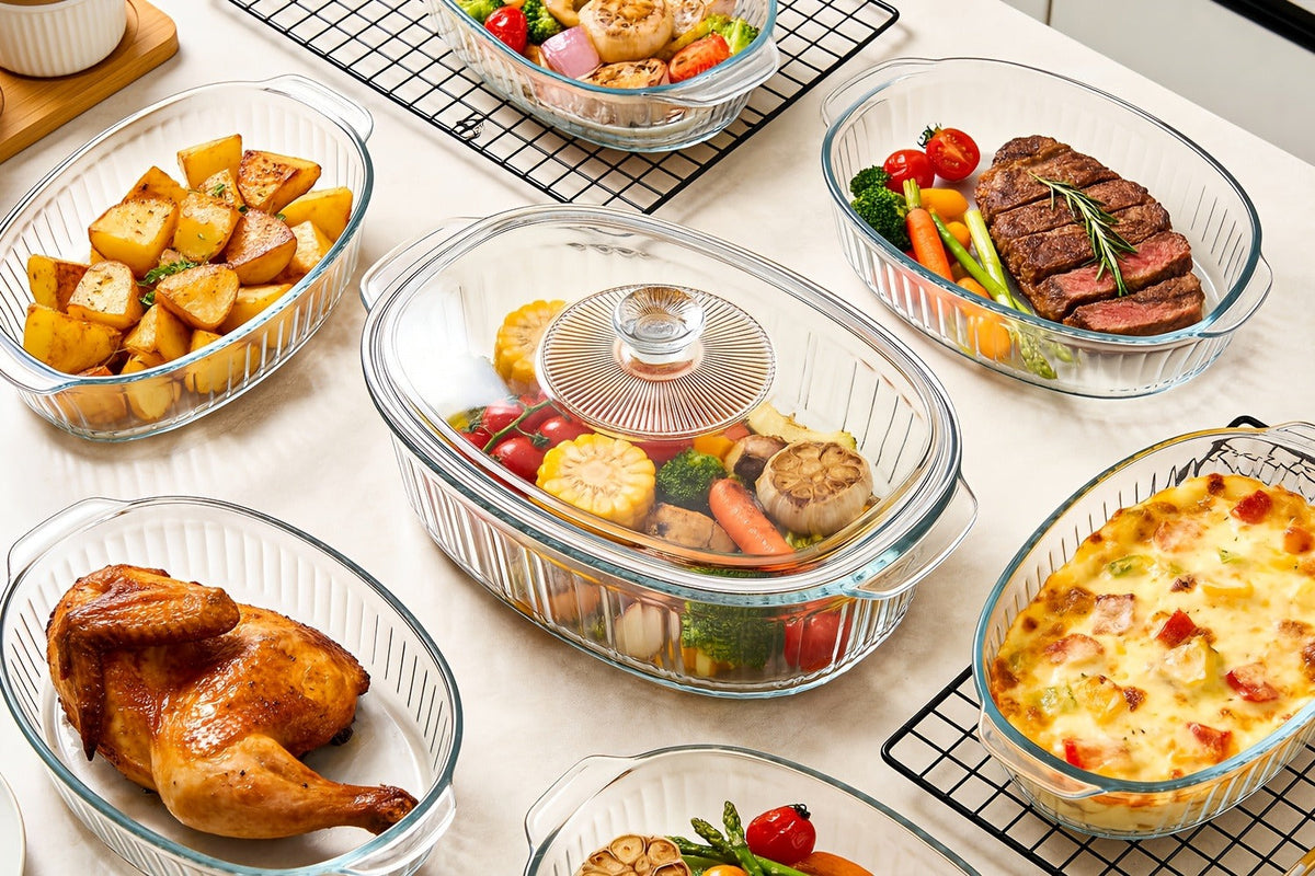 Borosilicate Glass Baking Dish with Lid 96oz – Oval Casserole Pan Microwave Oven Fridge Safe | Multi-Use for Baking, Meal Prep, Grilled Fish, Salad & Food Serving | Kitchen Bakewar - product image 12