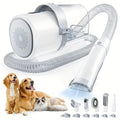 5-in-1 Grooming Kit for Dogs & Cats, 3 Suction Modes, Low-Noise, 5 Grooming Tools, Hair Clipper & Vacuum All-in-One – Pet Grooming Vacuum Cleaner with Cordless - product image