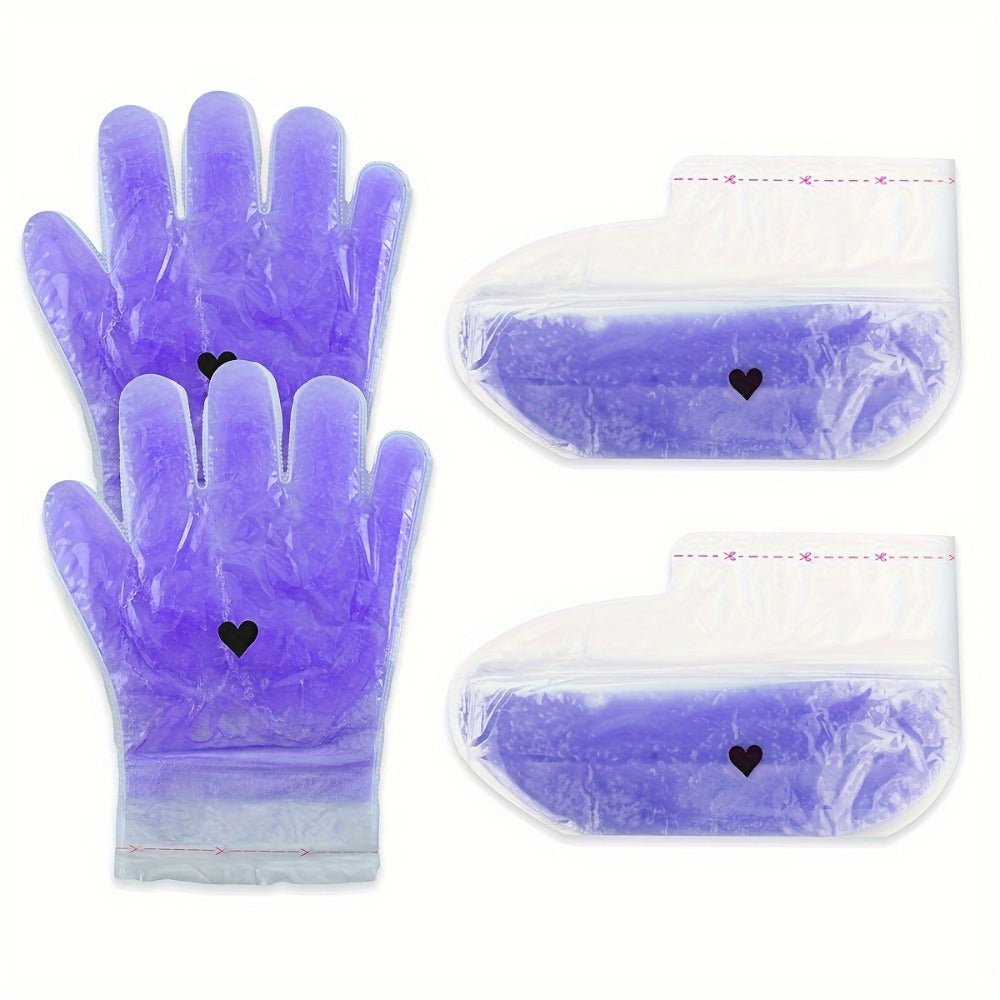 Paraffin Wax Hand & Foot Mask Deep Moisturizing Beauty Treatment – Smooth Soft Skin, Pink Grapefruit & Lavender Scents, Long-Lasting Stone Wax Formula, Home Spa Gift Set for Women - product image 9