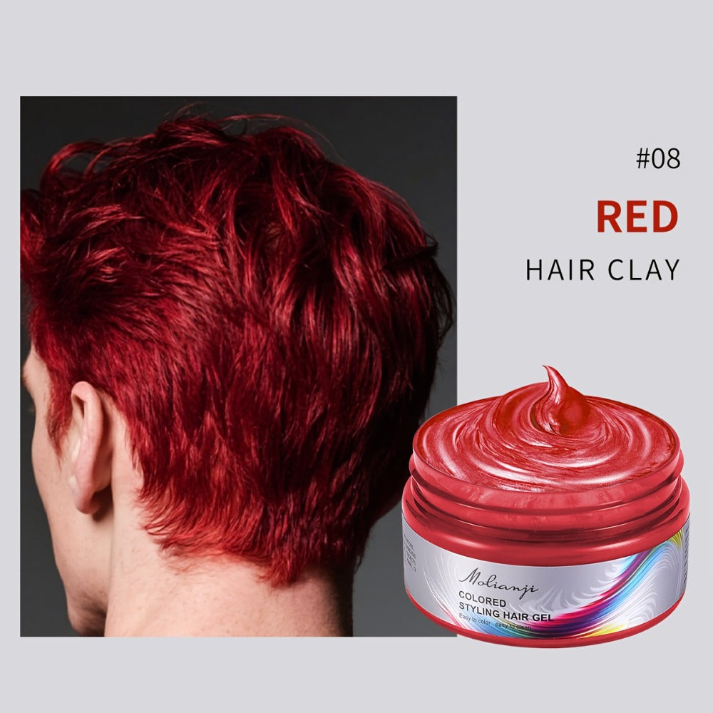 Hair Color Wax Temporary Hair Dye 3.53oz — 9 Vivid Shades, Easy Wash, Non-Damaging, Mixable Colors for Halloween Carnival Festival Cosplay Party - product image 16
