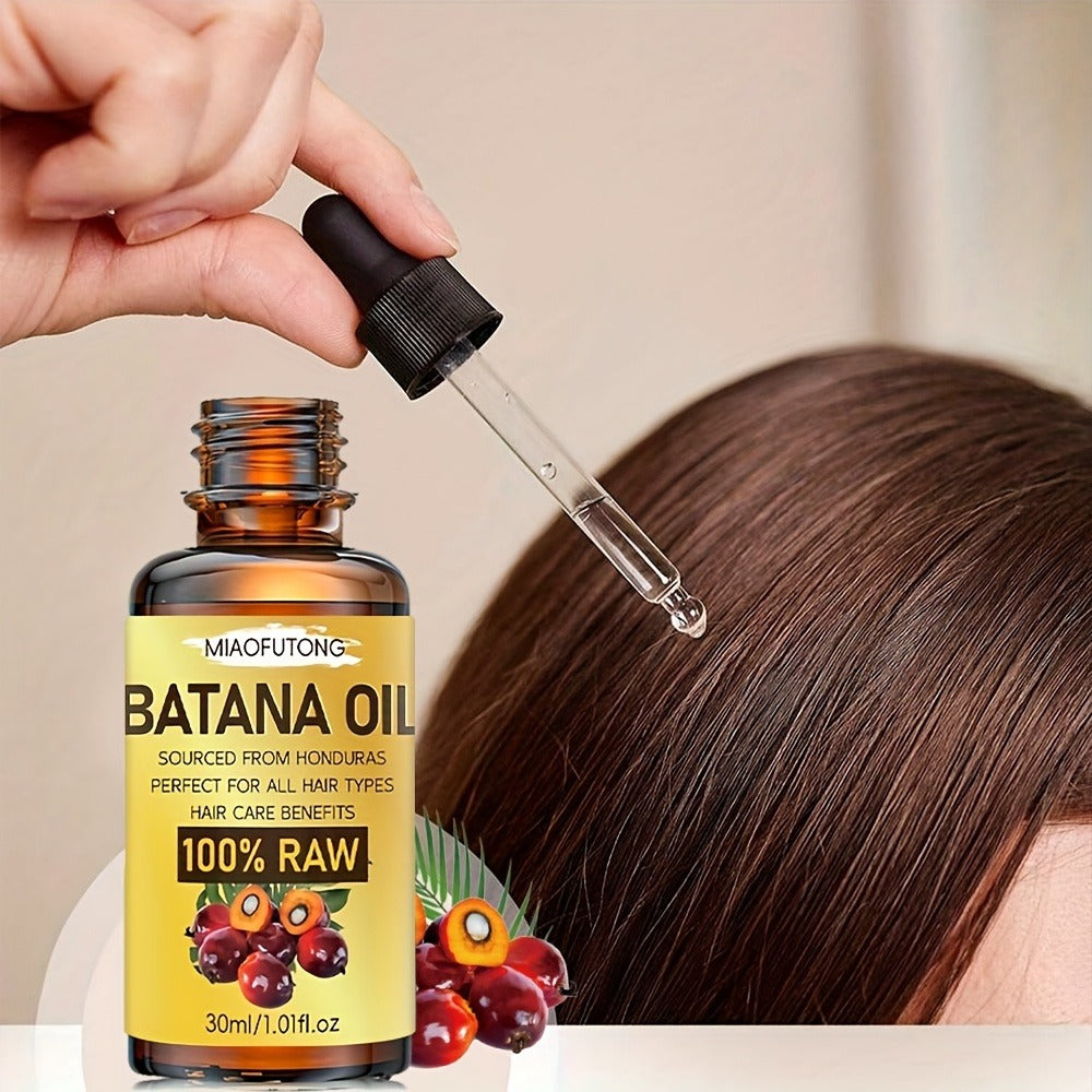 Batana Oil 30ml Cold-Pressed — Multi-Use Hair Growth & Scalp Strengthening Oil for Hair, Eyelashes & Eyebrows | Repairs Damage, Soothes Dry Scalp & Adds Shine | All Hair Types Unis - product image 2