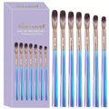 Nail Art Brush Set 7Pcs Aurora Blue Handle – Professional Acrylic Gel UV Nail Painting Brushes for Sculpting Dotting Liner Drawing & Extension Building, Formaldehyde-Free Bristles  - product image 11