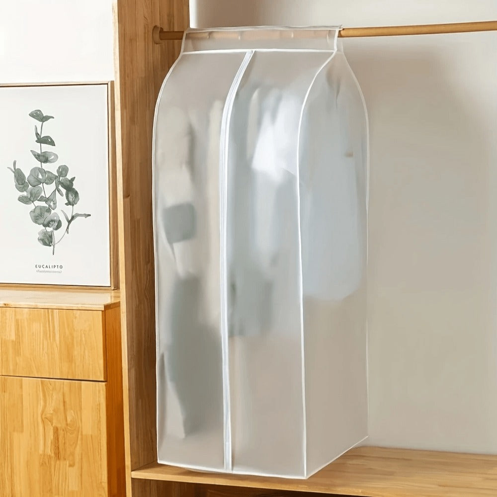 Garment Bag Clothes Dust Cover - Translucent PEVA Waterproof Hanging Storage Bag for Coat Dress Suit, Thickened Washable, Multiple Sizes - product image 2