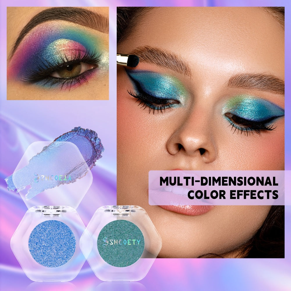 Chameleon Color-Shifting Eyeshadow Palette 12 Shades — Pearlescent Pigments Matte & Shimmer Blendable Long-Lasting Eye Makeup Kit for Women, All Skin Tones, Daily Wear & Special Oc - product image 2