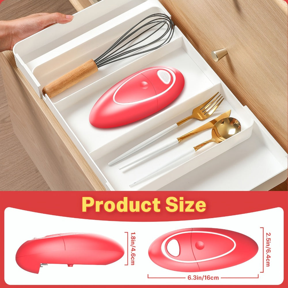 Electric Can Opener One-Touch Automatic – Smooth Edge Battery Operated Handheld Opener for All Can Sizes, Best Kitchen Gadget for Seniors, Arthritis & Weak Hands, Great Gift Idea - product image 17