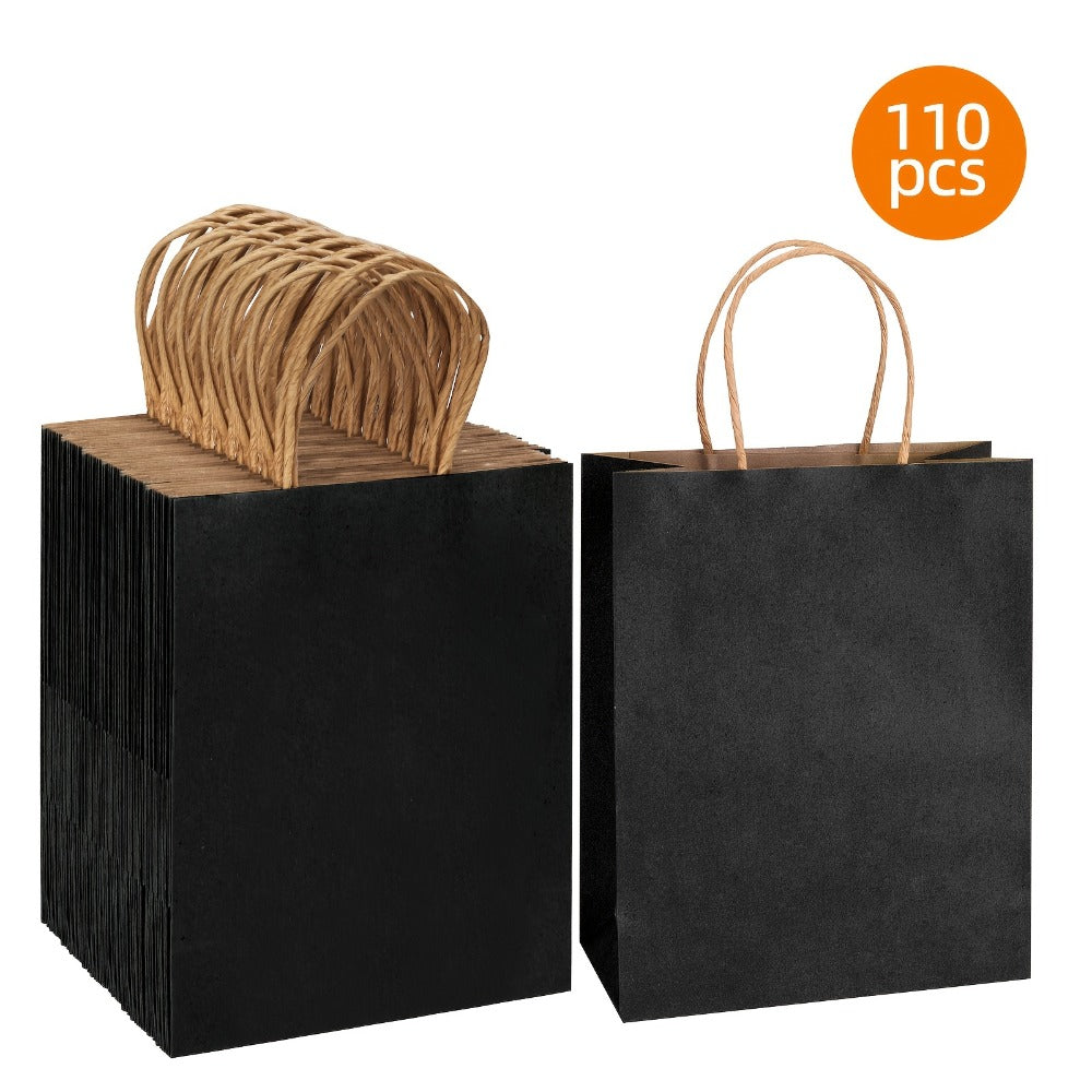 Paper Gift Bags with Handles 110pcs Bulk, Medium & Large Sizes, Shopping Bags for Small Business, Party Favor Bags, Candy Bags for Wedding Christmas Birthday - product image