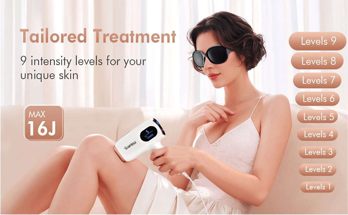 IPL Hair Removal Device 9-Mode Auto Flash for Women & Men – Painless Permanent At-Home Laser Hair Remover for Face Legs Underarms Bikini Line Arms Back Chest Full Body - product image 15