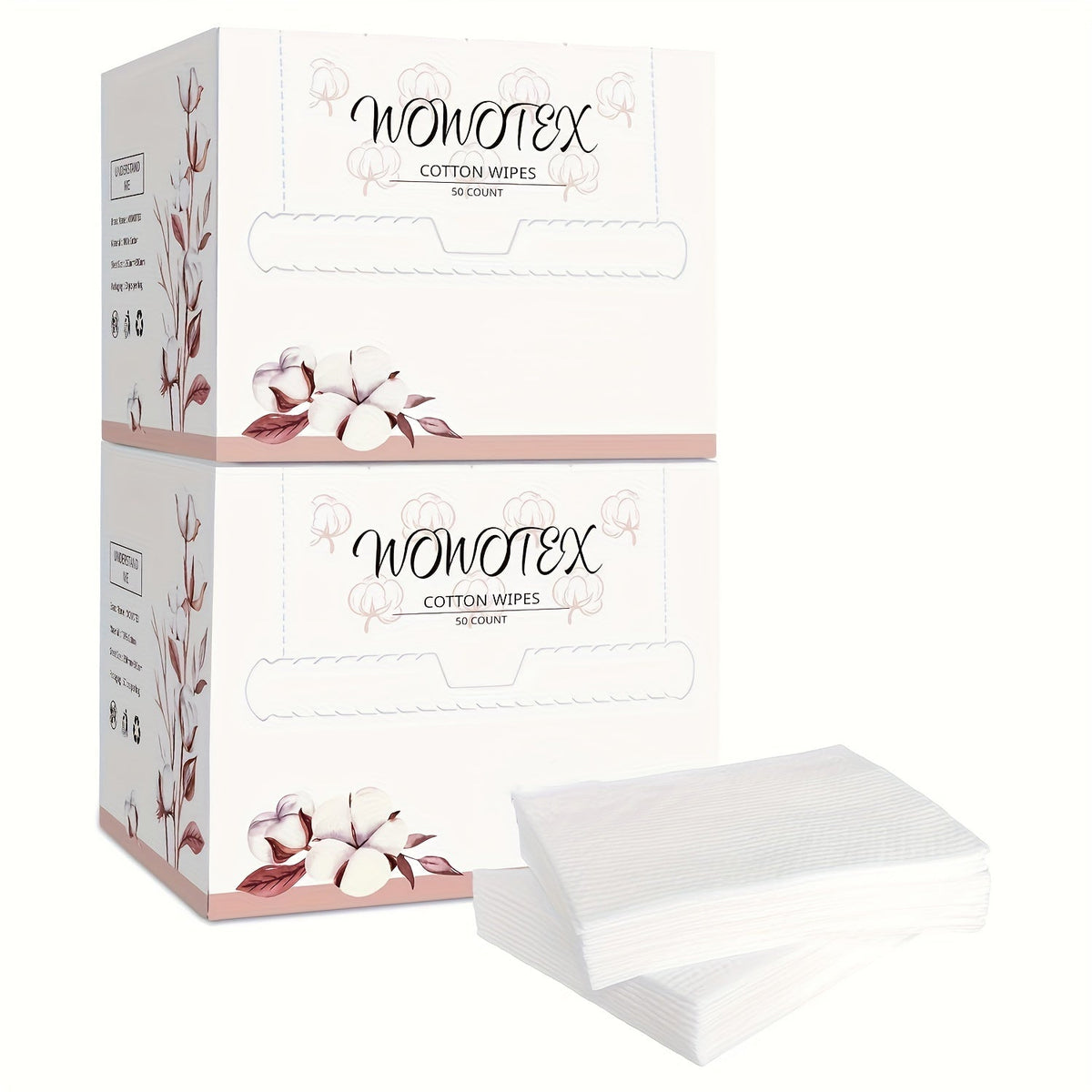 Disposable Cotton Face Towels 100% Pure Extra Thick Soft 10x12 Inch One Time Use Cleansing Towel for Sensitive Skin Baby Care Face Drying 50 100 200 Count - product image 9