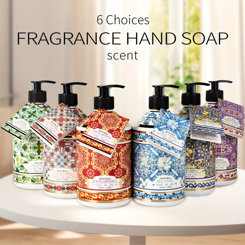 Moisturizing Liquid Hand Soap 2-Pack 21.3 fl oz Each — Foaming Pump Dispenser in 5 Scents, Gentle Gel Formula for All Skin Types, Bathroom Kitchen Office & Travel Hand Wash - product image 2