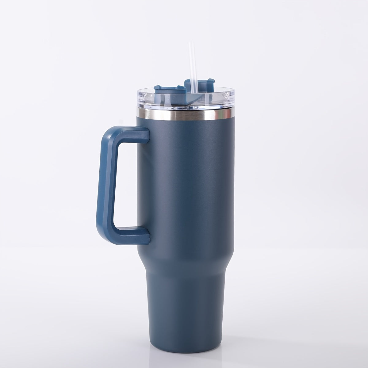 Double-Wall Vacuum 304 Stainless Steel Travel Cup, Leakproof & Rustproof, Hot & Cold Drinks, 15 Colors, Perfect Gift for Christmas, Travel & Outdoor | Insulated Tumbler 40oz with Handle & Straw Lid