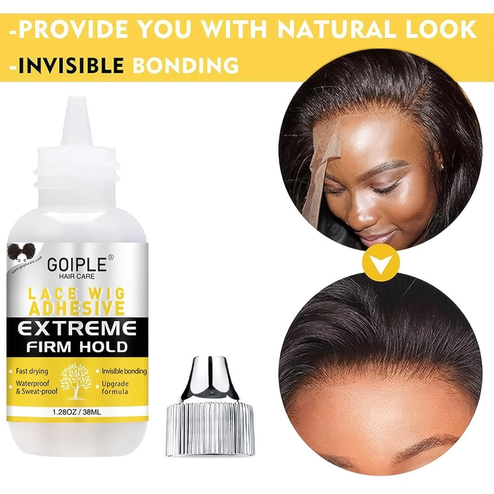 Lace Wig Glue Kit 10pcs Complete Set with Lace Melting Spray Liquid Adhesive Remover Strong Hold Quick Dry for Beginners | Lace Front Full Lace Wig Fixing Tools - product image 9