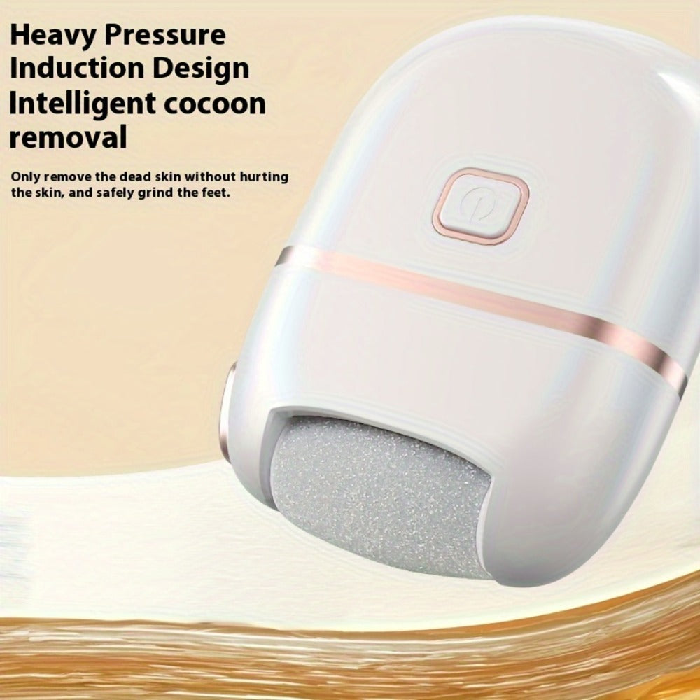 Electric Foot Callus Remover Rechargeable with 2 Roller Heads - Portable Dead Skin Scrubber Pedicure Tool for Smooth Soft Feet Cracked Heel Repair Home Professional Foot Care Kit,  - product image 8