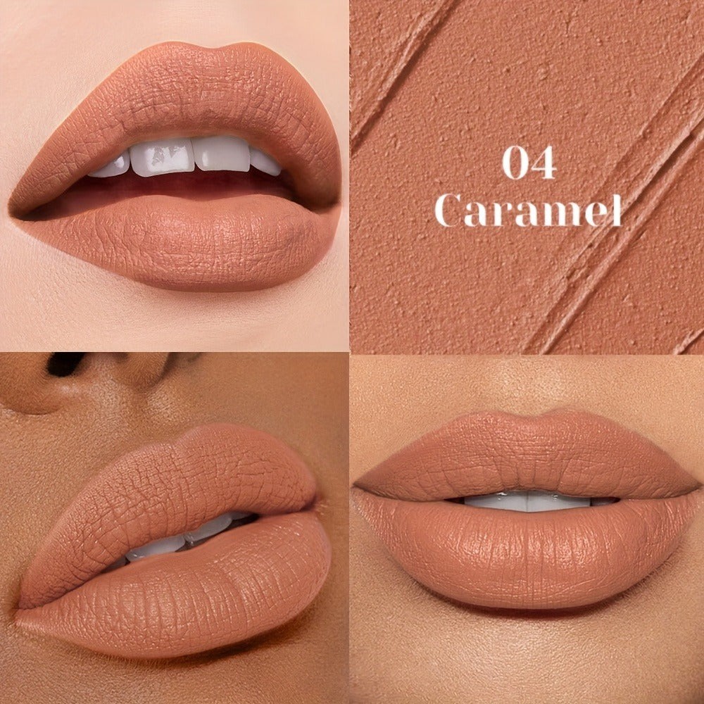 Matte Liquid Lipstick for Women — Velvet Soft Non-Drying Waterproof Long-Lasting Formula, Highly Pigmented Full Coverage Lip Color in Nude Brown Pink Red Purple Gold Shades - product image 9