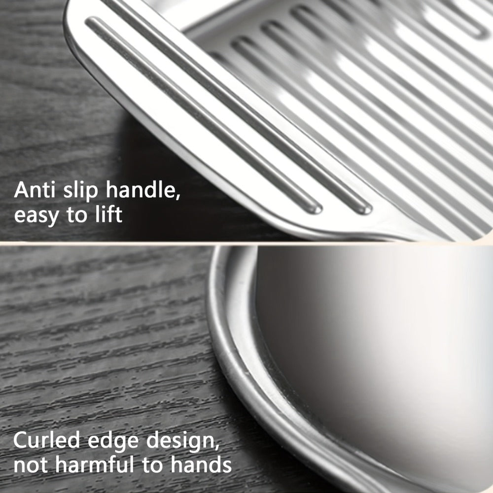 Stainless Steel Baking Pan Set 4-Piece – 2 Deep Roasting Pans & 2 Lidded Pans with Handles, 6-Liter Large Capacity 16.14" Rectangular Baking Pans for Lasagna, Fish, Chicken & Roast - product image 6