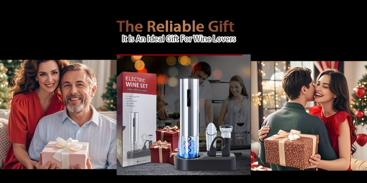 Electric Wine Opener Set – Rechargeable Automatic Corkscrew with Wine Aerator Dispenser, Vacuum Stopper & Foil Cutter for Any Occasion Gift - product image 14