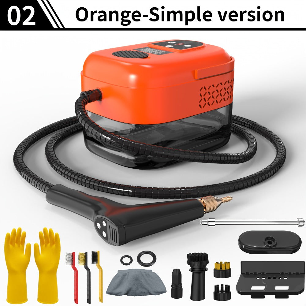 High Temperature Steam Cleaner Handheld Carpet Cleaner High Pressure for Kitchen Grease Sofa Air Conditioner Washing Machine Tile Grout Easy Carry Home Use - product image 5