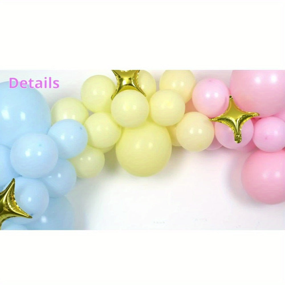 Pastel Balloon Set 370pcs – 10 & 5 Inch Macaron Latex Balloons with Wreath Kit for Birthday Party, Wedding, Graduation & Celebration Decorations - product image 8