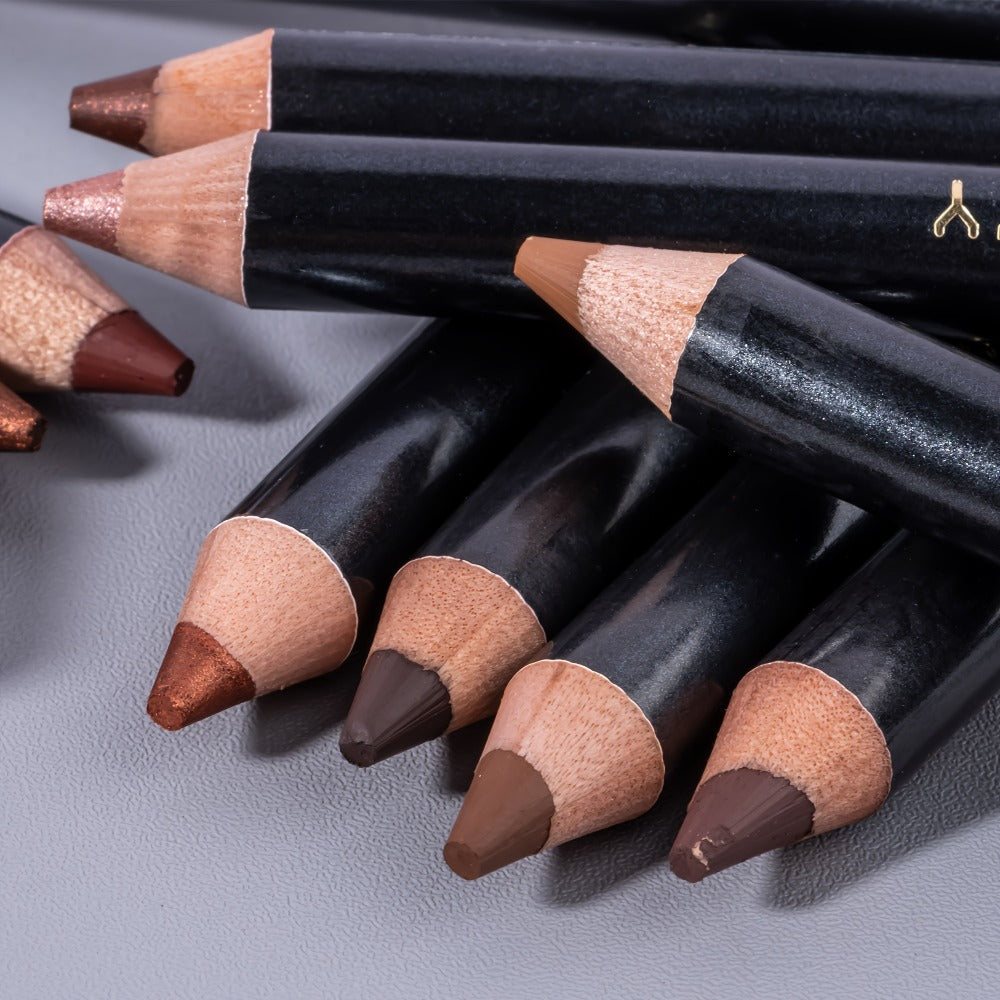 Eyeshadow Pencil Set 12pcs for Women — Matte & Shimmer Thick Stick Foam Eye Shadow Sticks, Blendable Multi-Color Eyeliner Eyeshadow Pencils for Easy All-in-One Eye Makeup Looks - product image 8