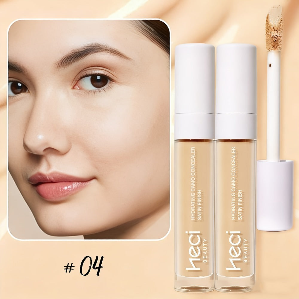 Liquid Concealer and Contour Stick Set 2 Pcs Buildable Coverage Hydrating Pore Minimizing Long-Lasting for Blemishes Dark Circles All Skin Types Flawless Finish - product image 5