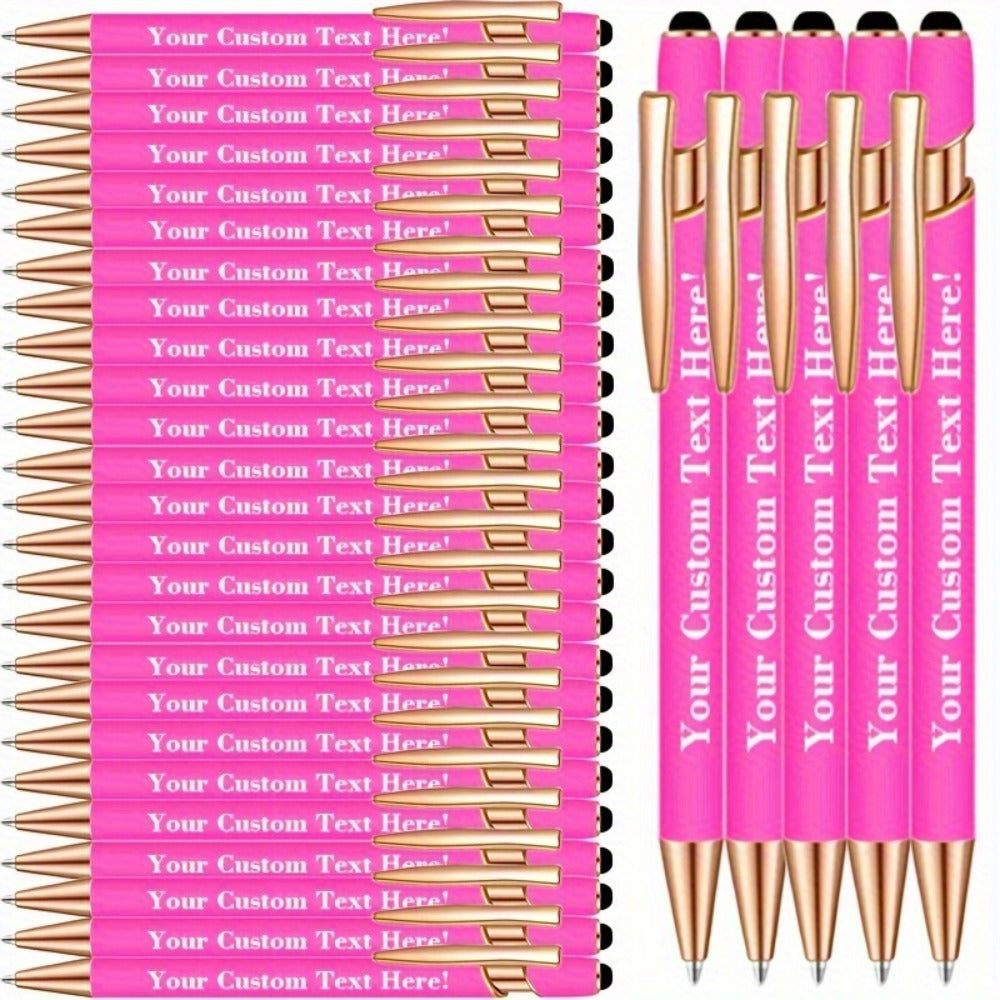 Ballpoint Stylus Pens 30 Pack – 2-in-1 Touchscreen Stylus & Ballpoint Pen with Comfortable Grip, Personalized Engraving, Bulk Set for Office, School, Wedding & Party Favors - product image 16