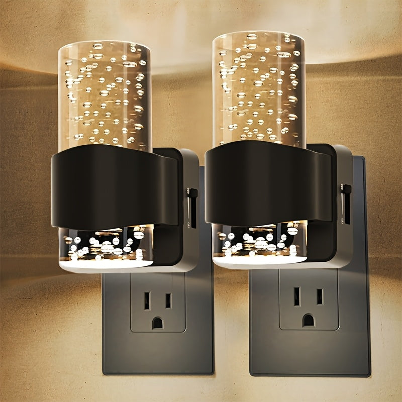 LED Night Light Plug In Wall 2 Pack – 3000K Warm White Dimmable Night Lights with Auto Light Sensor for Hallway Bedroom Bathroom Stairway – Modern Wall Plug Night Light - product image 14