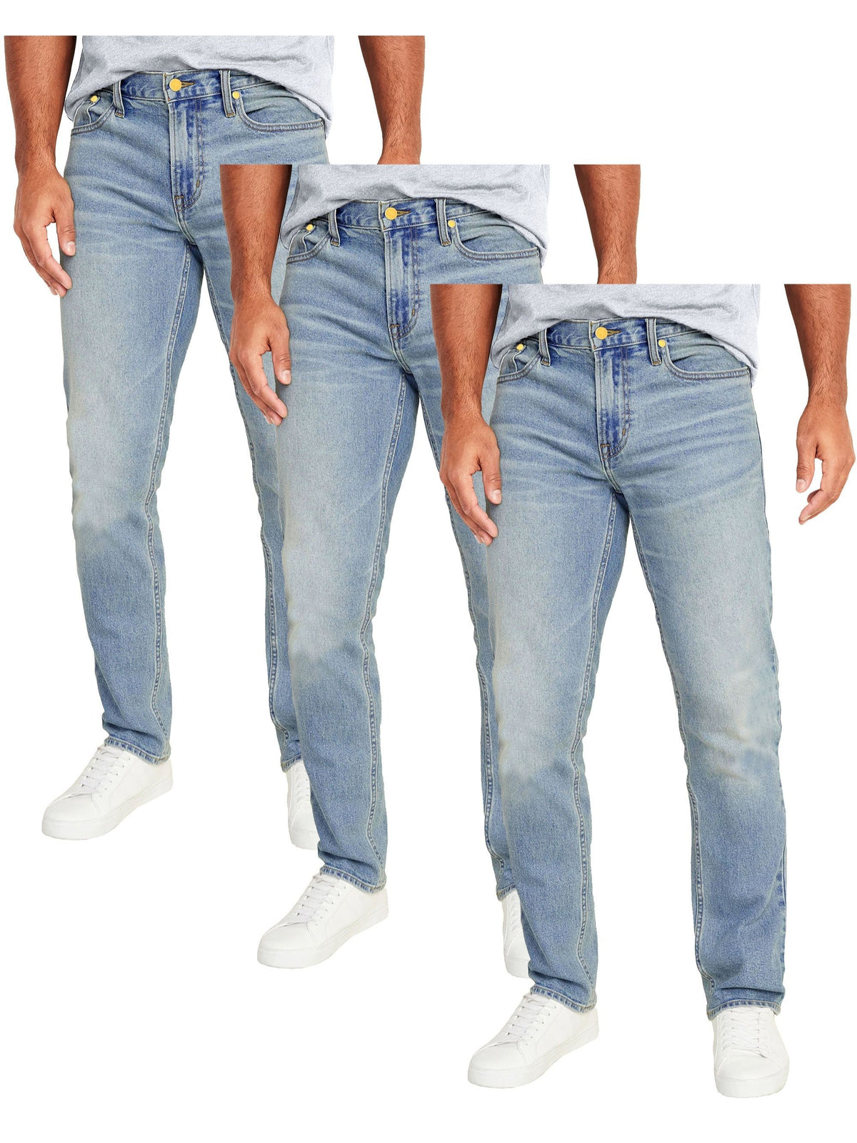 3-Pack Men's Flex Stretch Slim Straight Jeans - product image 10