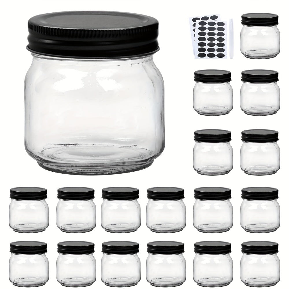 Mason Jars 8oz Glass Jars with Lids – 9/18/27/36 Pack Regular Mouth Canning Jars for Storage, Spices, Jelly, Jam, Honey & Caviar | Dishwasher Safe Spiral Lid Kitchen Storage Contai - product image 15
