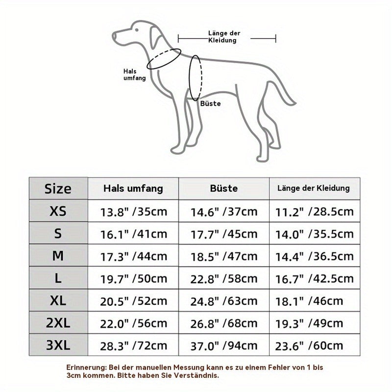 Dog Jacket for Small Breeds – Windproof Warm Pullover Coat with Reflective Stripes, Woven Fabric, Machine Washable Pet Outerwear for Spring & Fall, Colors - product image 12