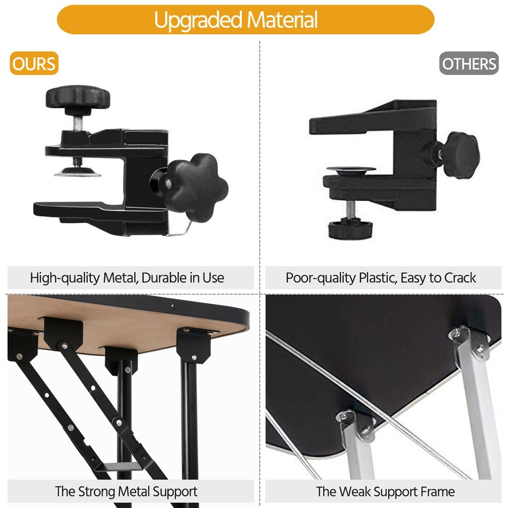 Non-Slip Waterproof Surface, Folding Legs, Sturdy Metal Frame, Professional Dog Cat Beauty Trimming Table for Home & Salon | Pet Grooming Table Collapsible - product image 7