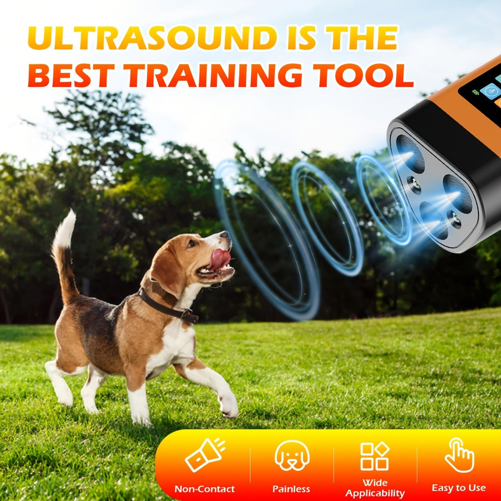Triple-Head Ultrasonic Bark Deterrent, High-performance Soundwave Technology, USB Rechargeable Portable Handheld Anti-Barking Device, Dog Behavior Training - product image 10
