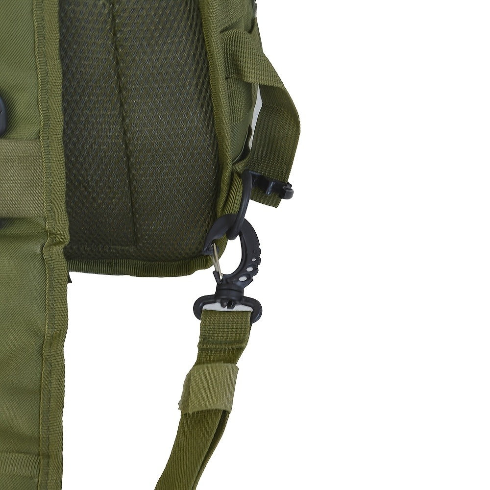 Single Shoulder Crossbody Sling Pack for Hiking, Patrol & Outdoor EDC, Adjustable Strap, Multi-Pocket – Tactical Chest Bag - product image 13