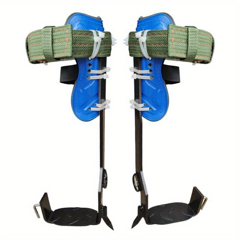 Tree Climbing Spikes Gear Set with Ankle Straps Travel-friendly Climbing Tools for Tree Maintenance Fruit Harvesting Hunting Observation Outdoor Work
