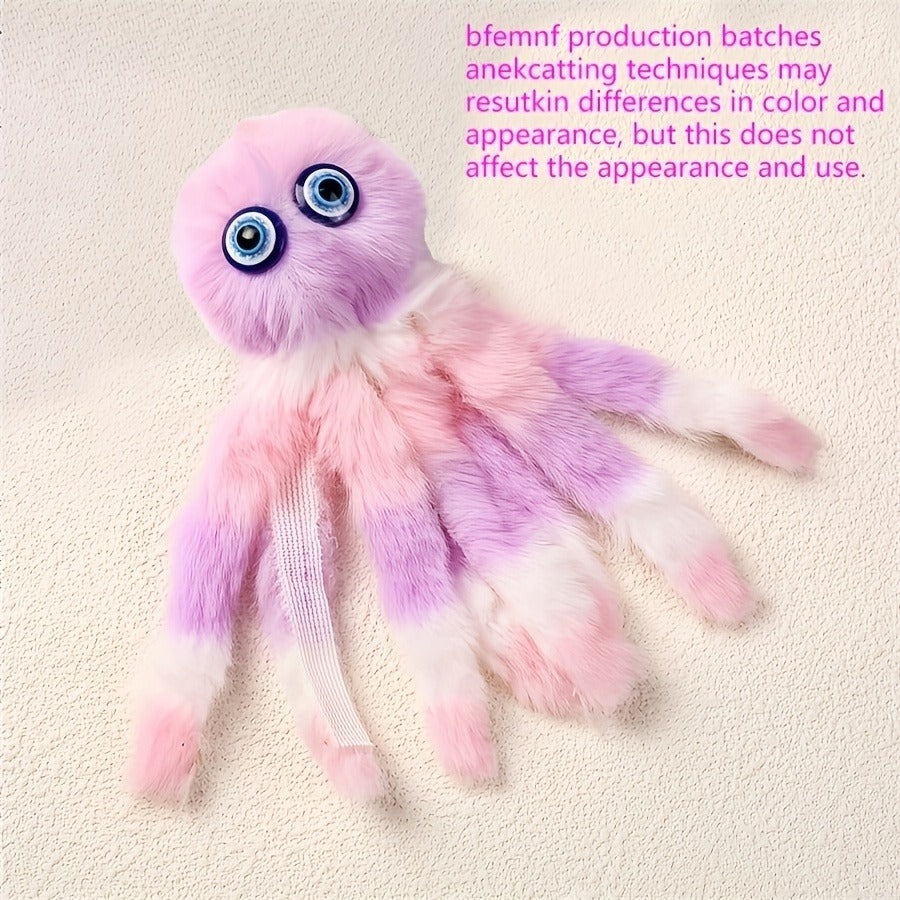 Cat Kick Toy Octopus 5-Pack – Cute Stuffed Chew & Kick Plush Toy for Indoor Cats, Teaser Wand Replacement Heads, Colorful Catnip-Style Interactive Cat Toy Set - product image 13
