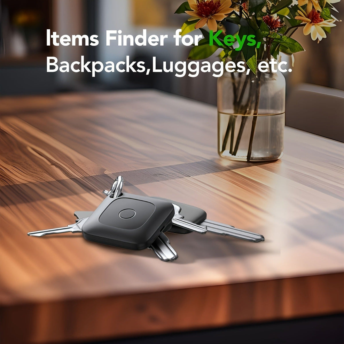 Bluetooth Item Tracker Smart GPS Finder 4 Pack | 1.43" Mini Wireless Tracker, High Decibel Alarm, App Control for Keys, Wallet, Luggage, Bags & Cars - product image 12