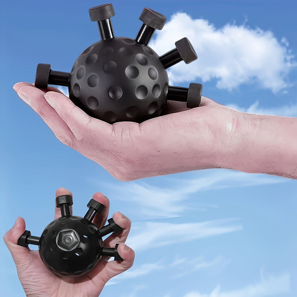 Adjustable 44-99 lbs, Textured Surface, for Guitar, Climbing & Sports Training | Finger & Forearm Grip Strength Trainer