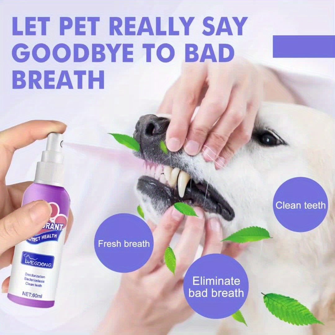 Pet Dental Spray for Dogs & Cats | Teeth Cleaning & Bad Breath Freshener, No-Brush Oral Care Spray for Plaque & Tartar Control, Safe Daily Use - product image 7