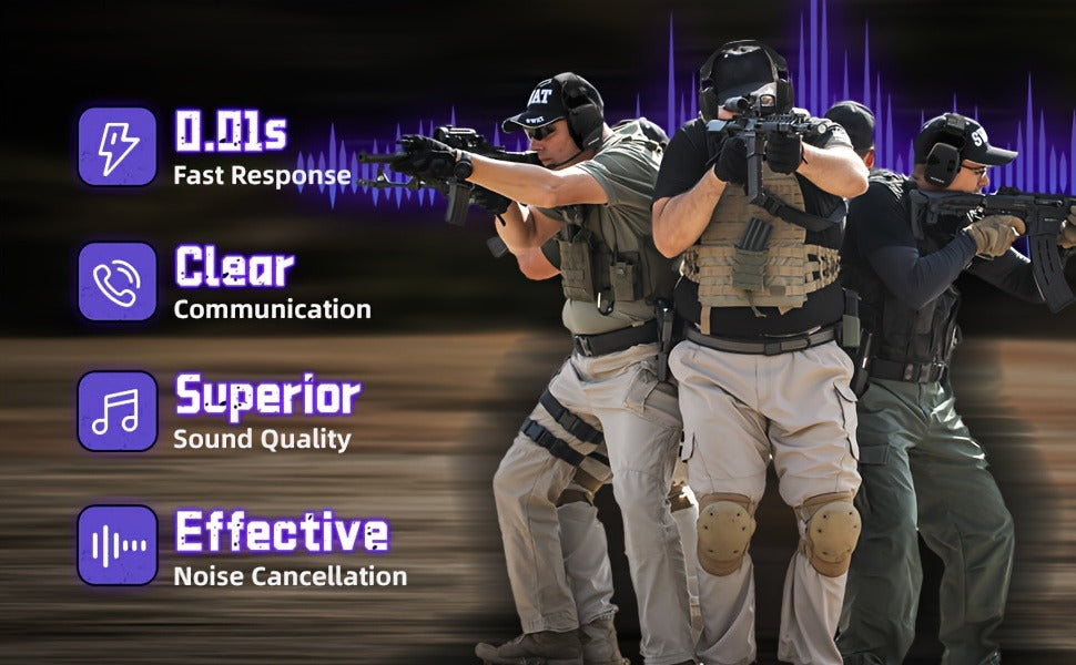 Sound Amplification | Electronic Shooting Earmuffs NRR 23dB - product image 16