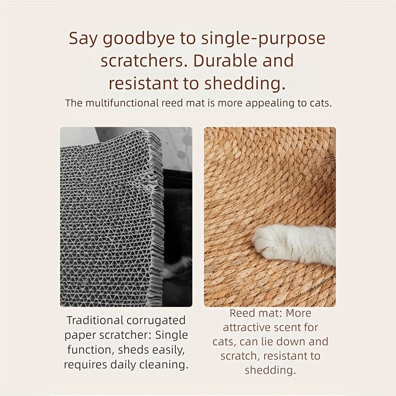 Universal Anti-Scratch Claw Cover for Cats & Dogs, Furniture Protector Pad for Sofa, Couch & Chair, 13.78" or 15.74" Square – Sisal Sofa Protector Cat Scratch - product image 12