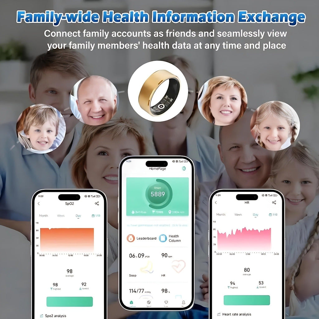 IP68 Waterproof Health Monitor – Smart Ring Fitness Tracker - product image 14