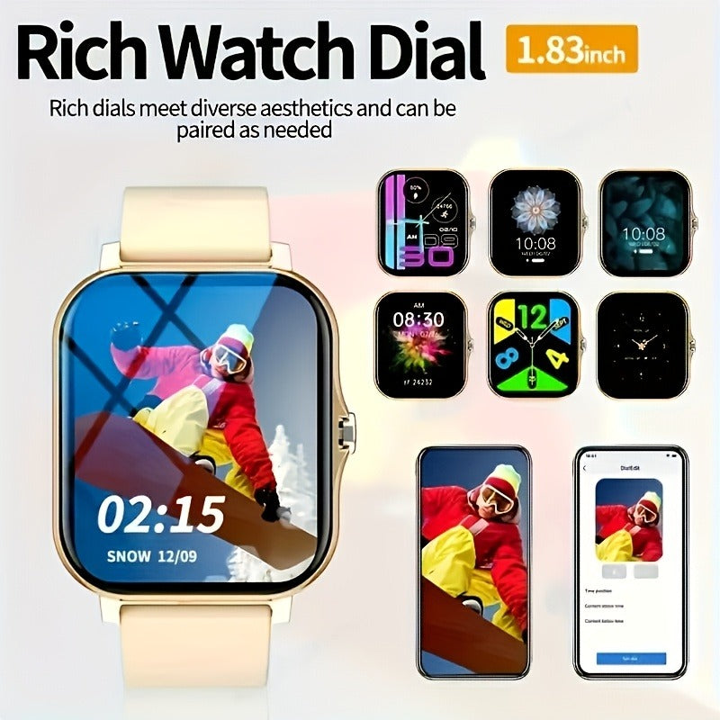 Smart Watch with Calling 1.83 Inch Touch Screen 100 Fitness Functions for Everyday Use - product image 10