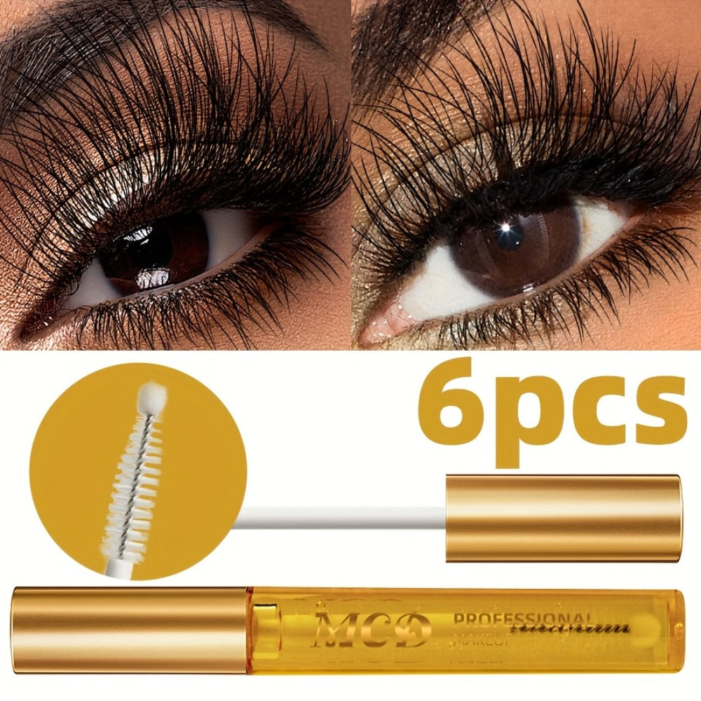 Eyelash Serum 6-Pack for Women - Natural Lash Growth & Enhancement Gel Formula, Moisturizing Conditioning Curling Effect, Longer Fuller Lashes, Beginner-Friendly Daily Lash Care Se - product image 2