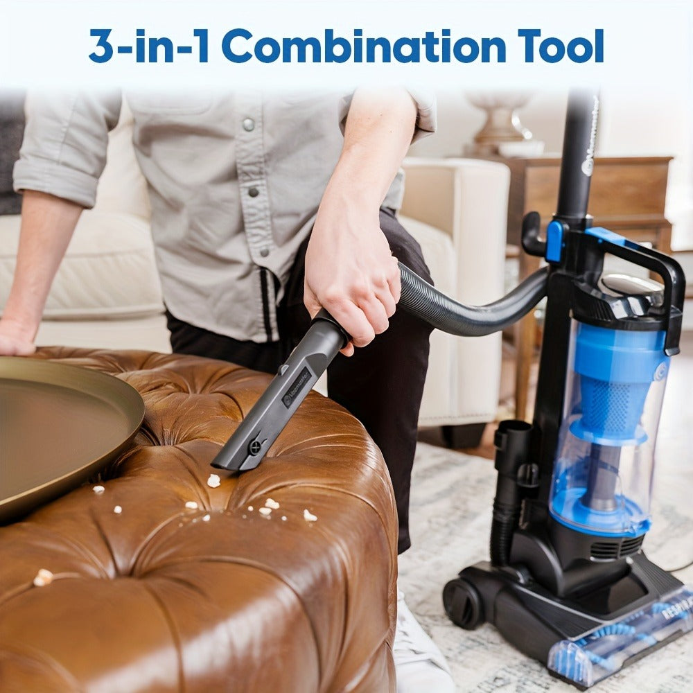 Bagless Upright Vacuum 1150W Cyclone Filtration Large Dust Cup 17ft Cord Corded Floor Cleaner for Carpet Hard Floor Pet Hair Home Deep Cleaning - product image 5