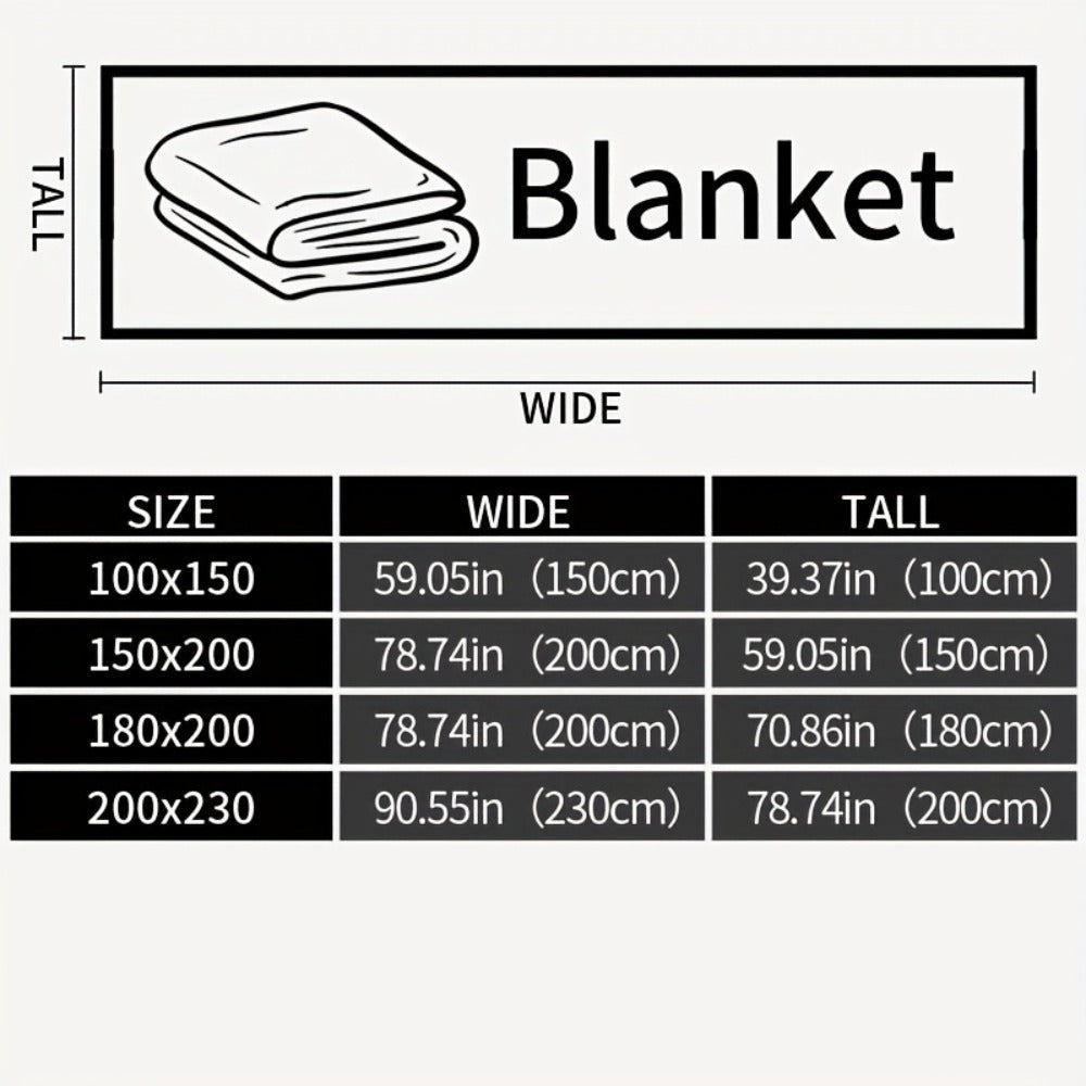 French Plaid Double-Sided Flannel Blanket – Soft Panda & Grid Pattern Throw for Sofa, Bed & Travel, Machine Washable, 6 Designs, 4 Sizes - product image 4