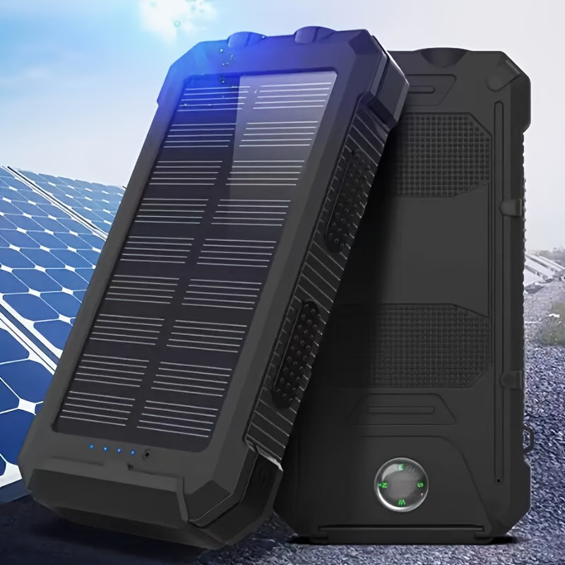 2pcs Solar Charger 20000Mah, 40000Mah, Portable Dual USB Output Solar Charging Panel, Fast Charging External Battery Pack, Built-In LED Flashlight Emergency - product image 15