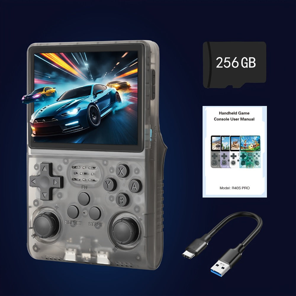 R40S PRO Handheld Retro Game Console 256GB | 3.5 Inch IPS Screen Portable Emulator with Linux System, Pocket Video Game Player for Travel, Christmas & Birthday - product image 5